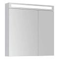 Зеркальный шкаф DREJA MAX, 80 см, 2 дверцы, 4 стеклянные полки, белый глянец 77.9009W Зеркальный шкаф DREJA MAX, 80 см, 2 дверцы, 4 стеклянные полки, белый глянец 77.9009W