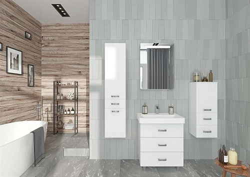 Шкаф Aquaton Америна подвесная белая 1A137803AM010 Шкаф Aquaton Америна подвесная белая 1A137803AM010