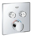 Смеситель для душа GROHE Grohtherm SmartControl на 2 выхода, хром (29148000) внешняя часть Смеситель для душа GROHE Grohtherm SmartControl на 2 выхода, хром (29148000) внешняя часть