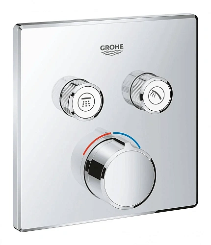 Смеситель для душа GROHE Grohtherm SmartControl на 2 выхода, хром (29148000) внешняя часть Смеситель для душа GROHE Grohtherm SmartControl на 2 выхода, хром (29148000) внешняя часть