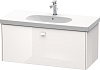 Картинка анонса товара «тумба под раковину duravit brioso br404702222 подвесная 102 см белая»
