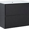 Тумба под раковину Aquanet Милан 85 черный глянец 00316703 Тумба под раковину Aquanet Милан 85 черный глянец 00316703