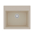 Кухонная мойка Lemark HANKA 570 врезная из кварцгранита, бежевый 9910014