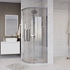 Душевой уголок GROSSMAN Cosmo 301.K33.02.8080.10.00 (80x80x195) полукруг,раздвижн,хром,стекло прозрачное Душевой уголок GROSSMAN Cosmo 301.K33.02.8080.10.00 (80x80x195) полукруг,раздвижн,хром,стекло прозрачное