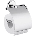Держатель туалетной бумаги Hansgrohe Logis Classic с крышкой 41623000, хром Держатель туалетной бумаги Hansgrohe Logis Classic с крышкой 41623000, хром