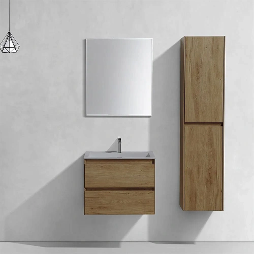 Тумба под раковину Vincea Luka 600 подвесная, 2 выкатных ящика soft-close, T.Oak VMC-2L600TO Тумба под раковину Vincea Luka 600 подвесная, 2 выкатных ящика soft-close, T.Oak VMC-2L600TO