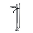 Детальная картинка товара «смеситель для ванны boheme stick напольный shine gun metal spirale 129-sgm.4»