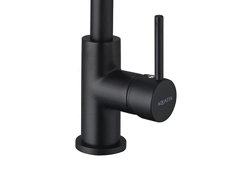 Смеситель для кухни Aquatek ВЕГА AQ1080MB черный матовый Смеситель для кухни Aquatek ВЕГА AQ1080MB черный матовый