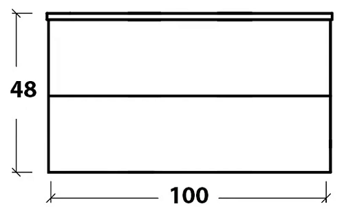 Тумба под раковину Armadi Art NeoArt 831-100-DB 100смx48 DARK BROWN Тумба под раковину Armadi Art NeoArt 831-100-DB 100смx48 DARK BROWN