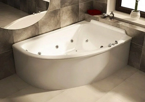 Ванна из искусственного камня Astra-Form Анастасия R, белая 01010024 Ванна из искусственного камня Astra-Form Анастасия R, белая 01010024