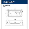 Акриловая ванна EXCELLENT Oceana 160x75 RELAX золото WAEX.OCE16.RELAX.GL Акриловая ванна EXCELLENT Oceana 160x75 RELAX золото WAEX.OCE16.RELAX.GL