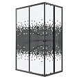 Душевой уголок Niagara Eco NG-1018-14QBLACK (100x80x190) прямоугольник, раздвиж, профиль черный, стекло мозаика (4мм) Душевой уголок Niagara Eco NG-1018-14QBLACK (100x80x190) прямоугольник, раздвиж, профиль черный, стекло мозаика (4мм)