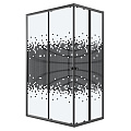 Душевой уголок Niagara Eco NG-1018-14QBLACK (100x80x190) прямоугольник, раздвиж, профиль черный, стекло мозаика (4мм) Душевой уголок Niagara Eco NG-1018-14QBLACK (100x80x190) прямоугольник, раздвиж, профиль черный, стекло мозаика (4мм)