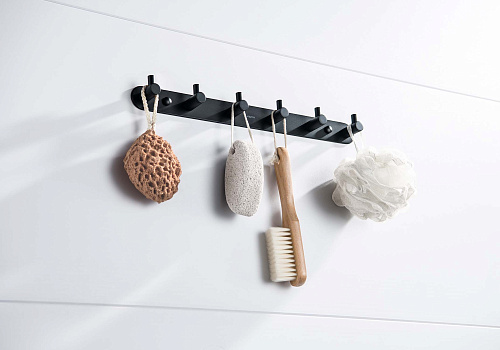 Крючок Aquatek ЕВРОПА AQ4124MB черный матовый Крючок Aquatek ЕВРОПА AQ4124MB черный матовый