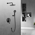 Душевая система Vincea Esse VSFW-1E1MB встраиваемая, 2 режима, ограничитель давления Hi Box, черный Душевая система Vincea Esse VSFW-1E1MB встраиваемая, 2 режима, ограничитель давления Hi Box, черный