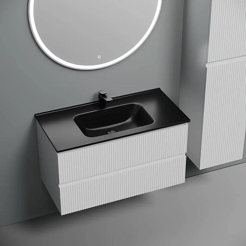 Тумба под раковину Sancos Snob T SNT90W 890х445х500 Bianco, подвесная Тумба под раковину Sancos Snob T SNT90W 890х445х500 Bianco, подвесная