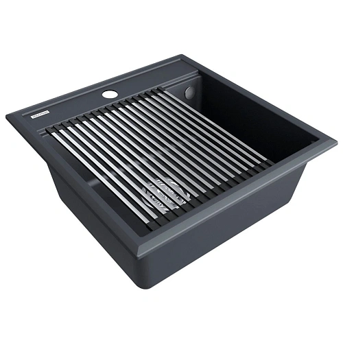 Кухонная мойка Paulmark STEPIA 50 с ролл-матом STEP брашированная PM115051-AN+R375-BS Кухонная мойка Paulmark STEPIA 50 с ролл-матом STEP брашированная PM115051-AN+R375-BS