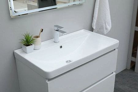 Раковина Aquanet Ирис 90 белая 00323883 Раковина Aquanet Ирис 90 белая 00323883