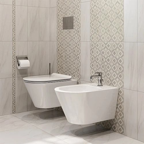 Унитаз подвесной Kerama Marazzi PLAZA Modern безободковый, белый глянцевый PLMR.wc.02 Унитаз подвесной Kerama Marazzi PLAZA Modern безободковый, белый глянцевый PLMR.wc.02