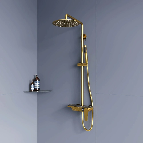 Душевая система RGW Shower Panels SP-33G золото Душевая система RGW Shower Panels SP-33G золото