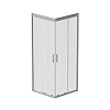 Душевой уголок AM.PM Gem W90G-403-090MT 90х90 квадрат, стекло прозрачное, профиль серебро матовое