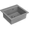 Кухонная мойка Aquaton Линеа 58 1A733032LW230 из литого мрамора, серый Кухонная мойка Aquaton Линеа 58 1A733032LW230 из литого мрамора, серый
