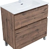 Тумба под раковину Aquanet Алвита New 80 00344129 напольная, дуб веллингтон табак Тумба под раковину Aquanet Алвита New 80 00344129 напольная, дуб веллингтон табак