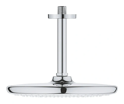 Верхний душ GROHE Tempesta 250, круглый + Душевой кронштейн потолочный 142 мм, хром (26664000) Верхний душ GROHE Tempesta 250, круглый + Душевой кронштейн потолочный 142 мм, хром (26664000)