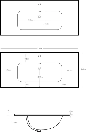 Раковина Aquanet Flat 90 белая 00284029 Раковина Aquanet Flat 90 белая 00284029