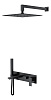 Картинка анонса товара «душевая система boheme qubic matt black 474-b»