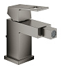 Картинка анонса товара «смеситель для биде grohe eurocube со сливным гарнитуром, темный графит матовый (23138al0)»