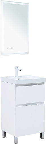 Тумба под раковину Aquanet Алвита New 50 00344131 напольная, белый матовый Тумба под раковину Aquanet Алвита New 50 00344131 напольная, белый матовый