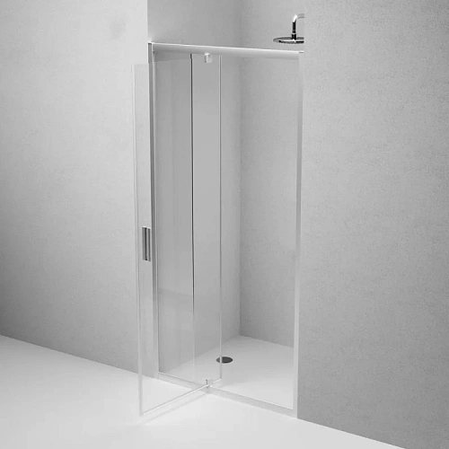 Душевая дверь AM.PM Gem W90G-100-1P-MT 100x195, серебро, стекло прозрачное Душевая дверь AM.PM Gem W90G-100-1P-MT 100x195, серебро, стекло прозрачное