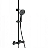 Душевая система Wonzon & Woghand с термостатом, черный матовый (WW-B3013-T1-MB) Душевая система Wonzon & Woghand с термостатом, черный матовый (WW-B3013-T1-MB)