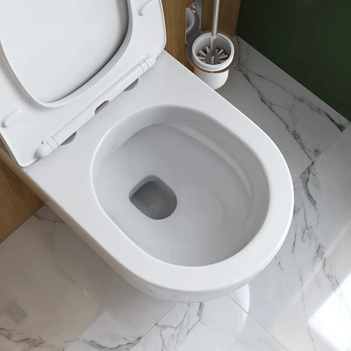 Унитаз подвесной CEZARES COMFORT CZR-191-TH/CZR-2316-SC безободковый с сиденьем Унитаз подвесной CEZARES COMFORT CZR-191-TH/CZR-2316-SC безободковый с сиденьем