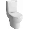 Унитаз напольный Vitra Zentrum Open-back 9012B003-7204 крышка микролифт, белый