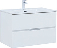 Тумба под раковину Aquanet Алвита New 80 2 ящика, белый матовый 00277514 Тумба под раковину Aquanet Алвита New 80 2 ящика, белый матовый 00277514
