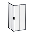 Душевой уголок AM.PM Gem W90G-403-100100-BT 100x100 черный матовый, стекло прозрачное Душевой уголок AM.PM Gem W90G-403-100100-BT 100x100 черный матовый, стекло прозрачное