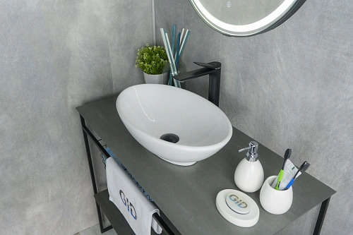 Раковина Gid N9021 51109 накладная белая 52x32x14 Раковина Gid N9021 51109 накладная белая 52x32x14