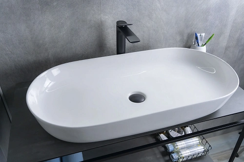 Раковина Gid N9348 51200 накладная белая 81x41x14 Раковина Gid N9348 51200 накладная белая 81x41x14