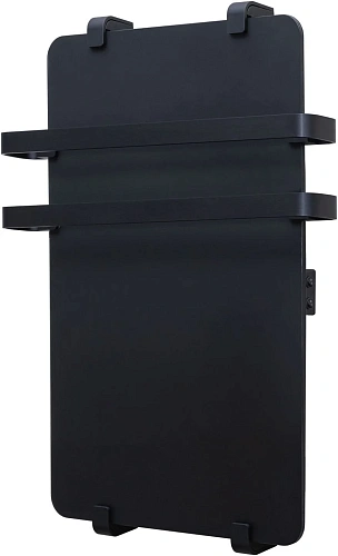 Полотенцесушитель электрический Allen Brau Infinity 60x44 00325635 с рейлингом 2.0 и креплением, черный матовый Полотенцесушитель электрический Allen Brau Infinity 60x44 00325635 с рейлингом 2.0 и креплением, черный матовый