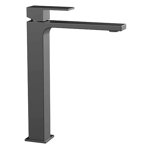 Смеситель для раковины Vincea Cube VBF-1C02GM вороненая сталь Смеситель для раковины Vincea Cube VBF-1C02GM вороненая сталь