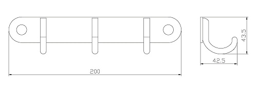 Крючок Rush Bianki BI76233 тройной Крючок Rush Bianki BI76233 тройной