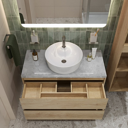 Тумба со столешницей и раковиной BelBagno KRAFT 80 kraft80rnn-kepmgl-1306-set подвесная KRAFT80RNN-KEPMGL-1306-SET Тумба со столешницей и раковиной BelBagno KRAFT 80 kraft80rnn-kepmgl-1306-set подвесная KRAFT80RNN-KEPMGL-1306-SET