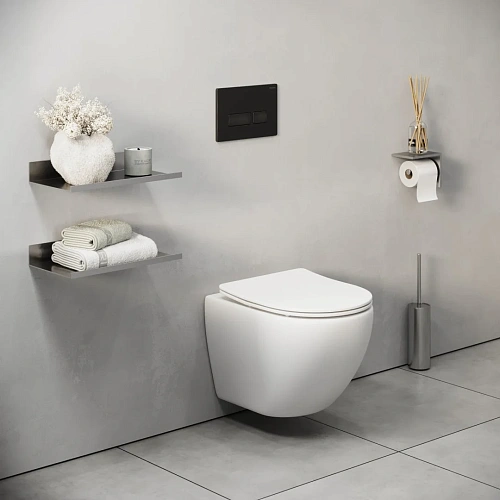 Клавиша смыва GROSSMAN Pragma 700.K31.03.210.210 черный матовый Клавиша смыва GROSSMAN Pragma 700.K31.03.210.210 черный матовый