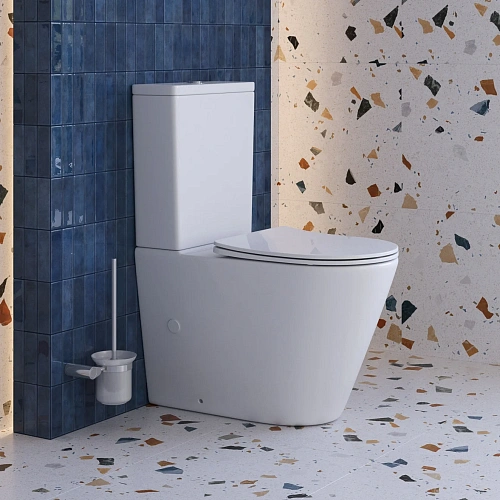 Унитаз напольный BelBagno FLAY-TOR BB2149CP-TOR/SC/BB2149T безободковый Унитаз напольный BelBagno FLAY-TOR BB2149CP-TOR/SC/BB2149T безободковый