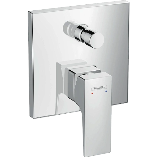 Смеситель для ванны hansgrohe Metropol настенный скрытый с рычаговой рукояткой, хром 32545000 Смеситель для ванны hansgrohe Metropol настенный скрытый с рычаговой рукояткой, хром 32545000