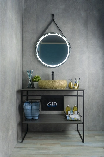 Раковина Gid Nc433 52219 накладная белая / золото 48x34x15 Раковина Gid Nc433 52219 накладная белая / золото 48x34x15