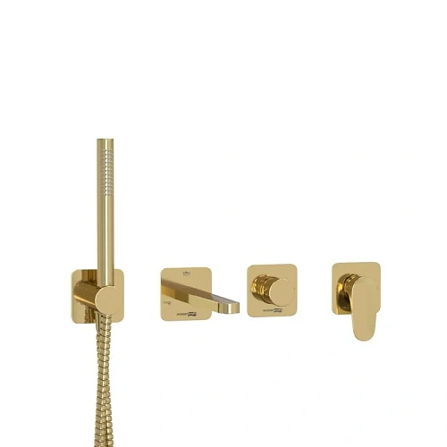 Смеситель для ванны WasserKRAFT A2151.277.279.280.197.281 встраиваемый золото Смеситель для ванны WasserKRAFT A2151.277.279.280.197.281 встраиваемый золото