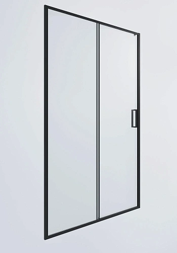 Душевая дверь Timo TD-150/03C-6, раздвижная 1950x1500, профиль черный, стекло прозрачное 6 мм Душевая дверь Timo TD-150/03C-6, раздвижная 1950x1500, профиль черный, стекло прозрачное 6 мм